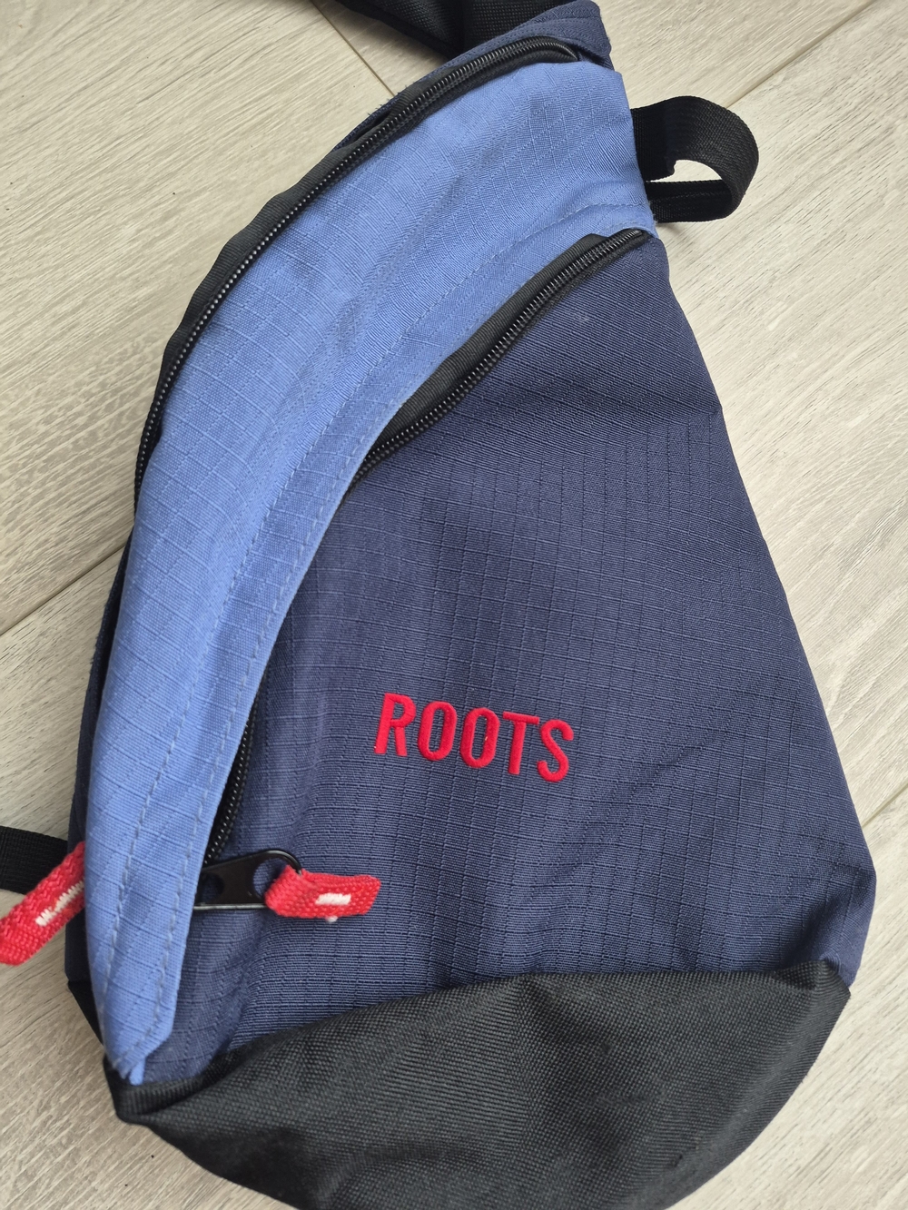 Roots Sling Backpack Crossbody One Strap Blue Black Red Unisex